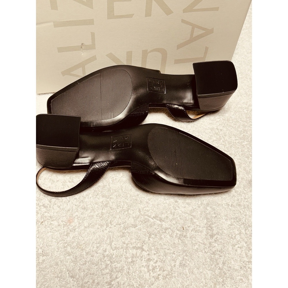 Naturalizer Women's Jayla Low Heel Slingback Black Leather Pump 8.5 WW Comfort - Picture 6 of 10